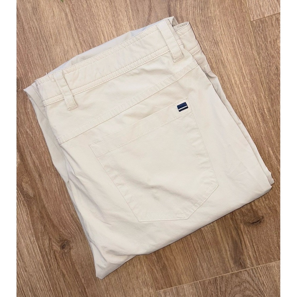 Onward Reserve Harris Performance Pants Men's 36x32 Beige Nylon Stretch Golf